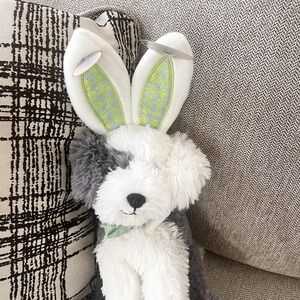 Decorative Easter Dog Plush with Bunny Ears